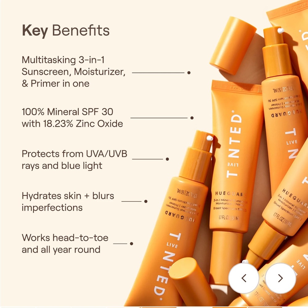 Live Tinted HUEGUARD 3-in-1 Mineral Sunscreen, Moisturizer, Primer SPF 30 - Picture 2 of 12